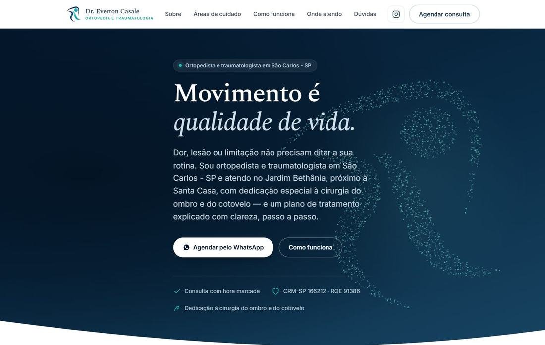 Site do Dr. Everton Casale